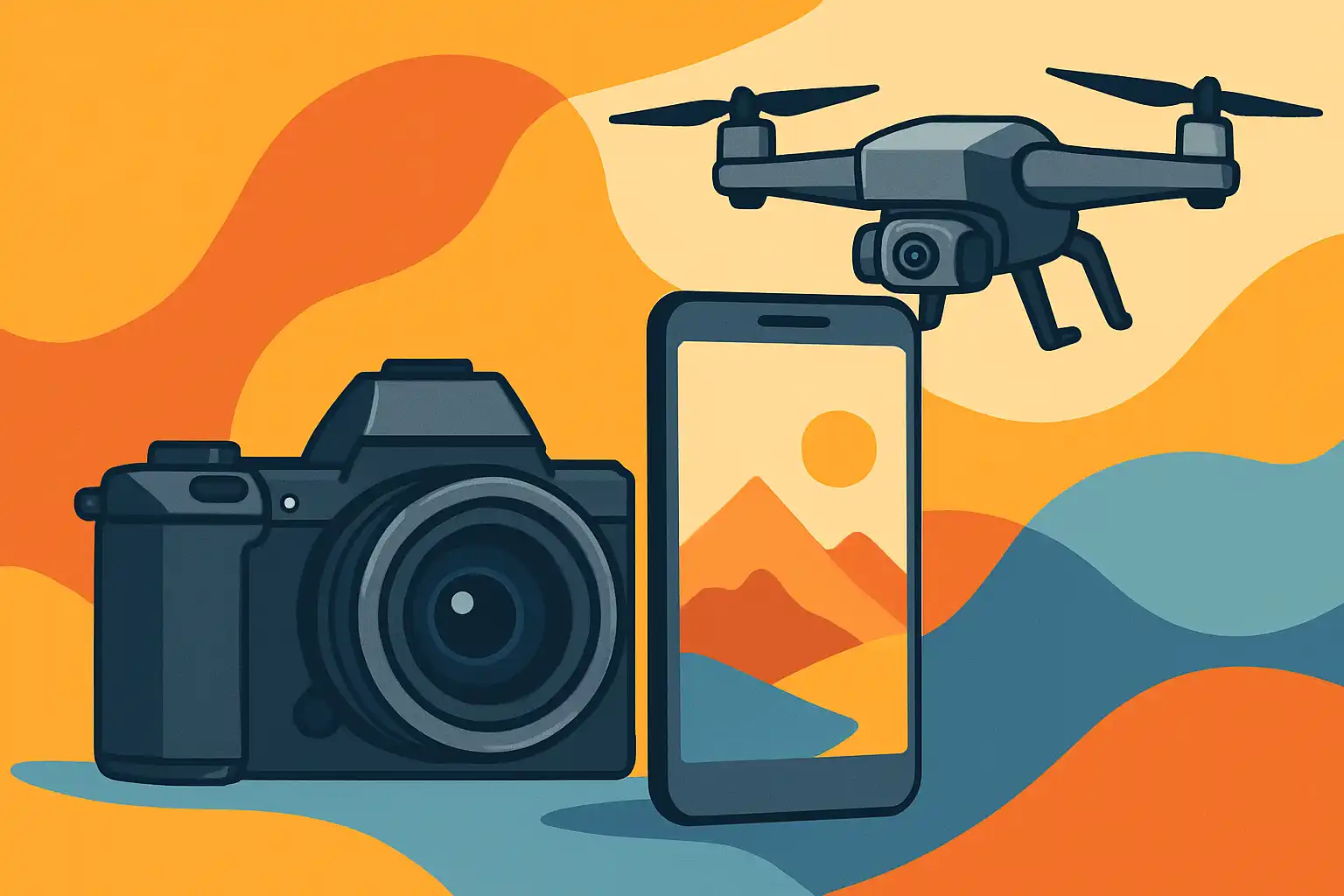 Drie apparaten, één verhaal: hoe je systeemcamera, smartphone en drone samen inzet voor krachtige reisfoto's