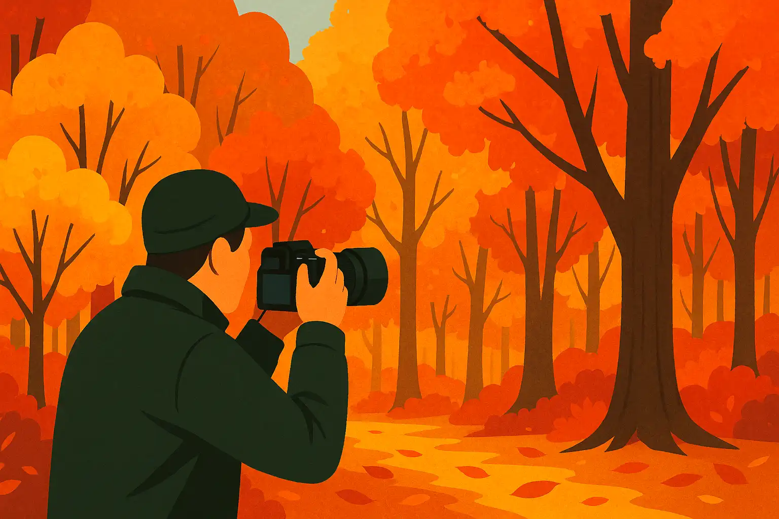 Herfstkleuren vastleggen: tips voor sprankelende bosfoto’s met je systeemcamera