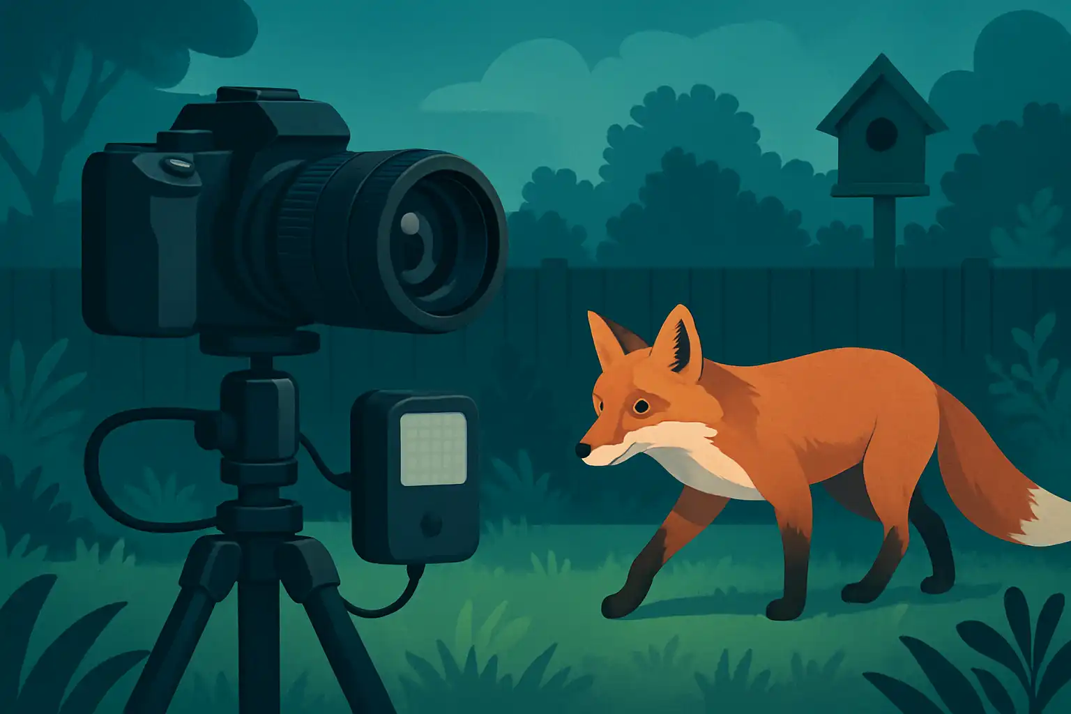 Maak je eigen camera trap: wildlife fotograferen met een systeemcamera in je tuin