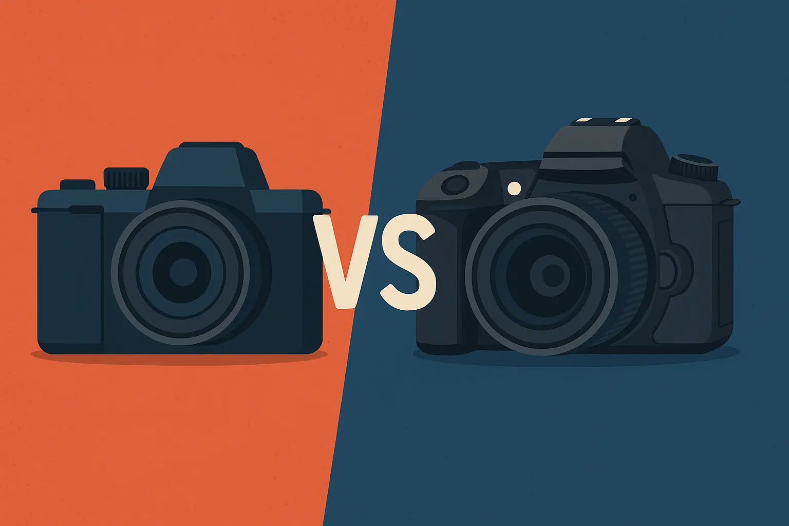 Systeemcamera versus spiegelreflex: een praktische vergelijking