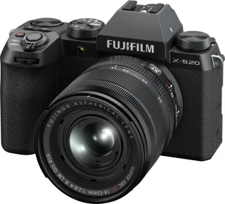 Fujifilm Systeemcamera X-S20 Zwart + Standaardlens XF18 - 55 mm f/ 2.8 - 4 R LM OIS