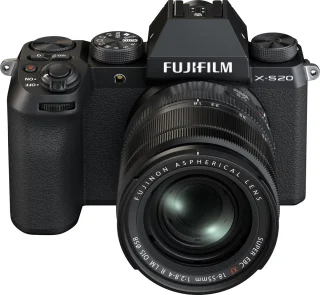 Fujifilm Systeemcamera X-S20 Zwart + Standaardlens XF18 - 55 mm f/ 2.8 - 4 R LM OIS