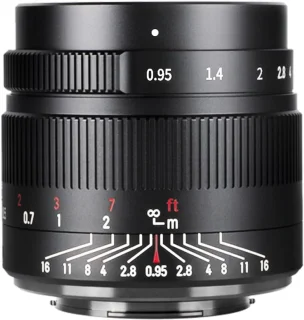De 7artisans 35mm f0.95 Groot diafragma APS-C spiegelloze camera's Lens Compact voor Fuji X-T1 X-T2 X-T3 X-T20 X-T30 X-E1 X-E2 X-E3 in één oogopslag