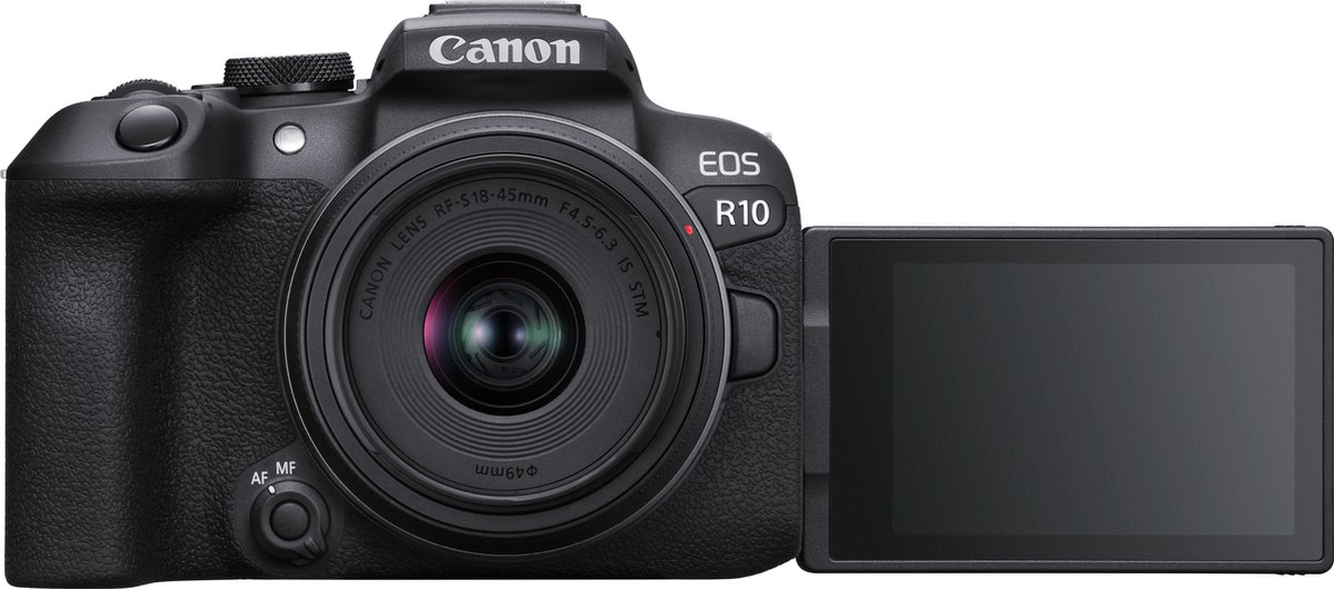 De Canon EOS R10 + RF-S 18-45mm Kit in één oogopslag