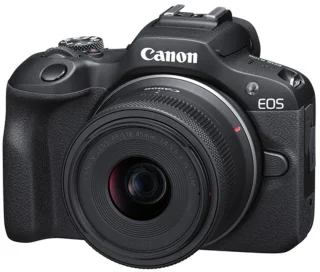 Canon EOS R100 systeemcamera kit met RF‑S 18‑45mm en RF 75‑300mm