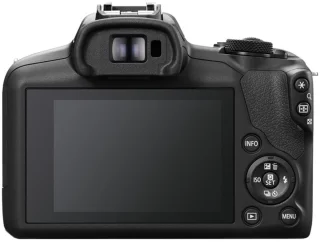 Canon EOS R100 systeemcamera kit met RF‑S 18‑45mm en RF 75‑300mm