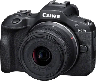 Canon EOS R100 Systeemcamera met RF-S 18-45mm en 55-210mm lenzen