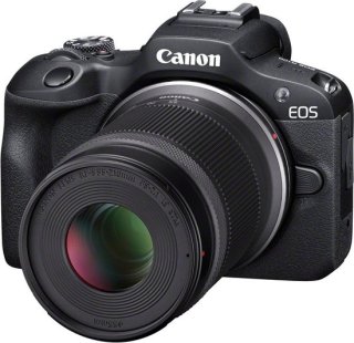 Canon EOS R100 Systeemcamera met RF-S 18-45mm en 55-210mm lenzen