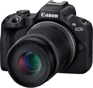 Canon EOS R50 systeemcamera + RF-S 18-45mm & 55-210mm lensset