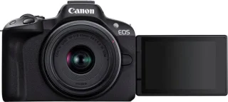 Canon EOS R50 systeemcamera + RF-S 18-45mm & 55-210mm lensset
