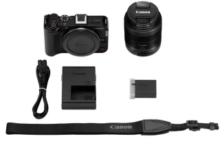 Canon EOS R50V + RF-S 14-30mm Kit Zwart