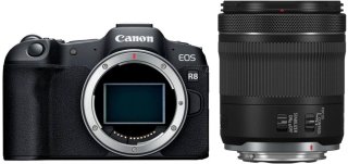 De Canon EOS R8 + RF 24-105mm kit in één oogopslag