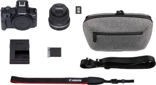 Canon R50 systeemcamera + RF-S 18-45mm kit