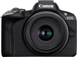 Canon R50 systeemcamera + RF-S 18-45mm kit