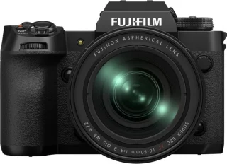 Fujifilm X-H2 systeemcamera + XF 16-80mm lens zwart