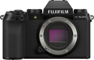 Fujifilm X-S20 systeemcamera body zwart
