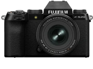 Fujifilm X-S20 zwart met 16-50mm