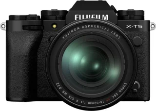 Fujifilm X-T5 systeemcamera met XF 16-80mm lens zwart