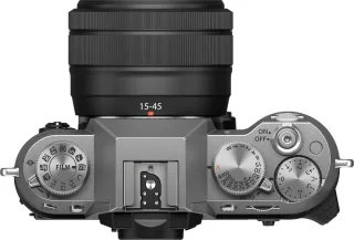 Fujifilm X-T50 systeemcamera met XC15-45mm lens zilver