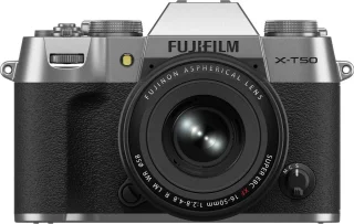 Fujifilm X-T50 Systeemcamera met XF16-50mm lens zilver