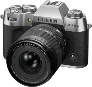 Fujifilm X-T50 Systeemcamera met XF16-50mm lens zilver