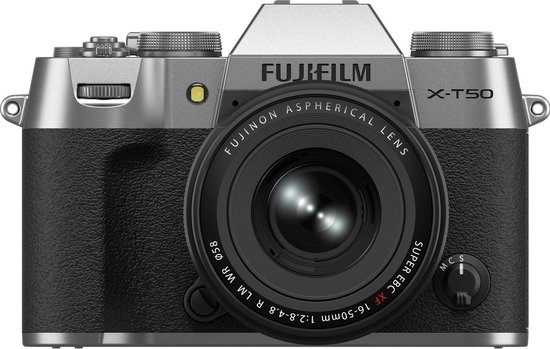 Fujifilm X-T50 Systeemcamera met XF16-50mm lens zilver review