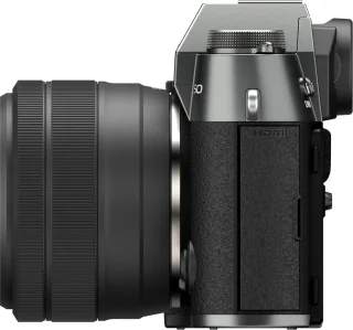 Fujifilm X-T50 systeemcamera + XC15-45mm lens Charcoal Silver