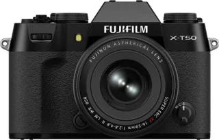 Fujifilm X-T50 systeemcamera + XF16-50mm lens zwart