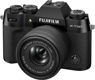 Fujifilm X-T50 + XC15-45mm Zwart Systeemcamera