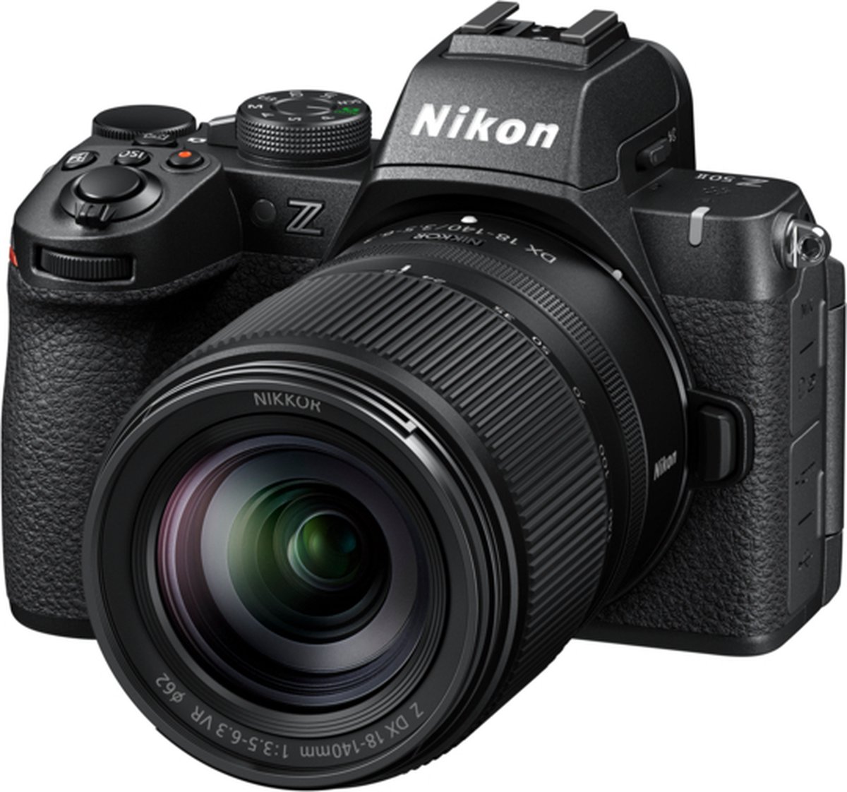 De Nikon Z 50II systeemcamera met DX 18-140mm lens in één oogopslag