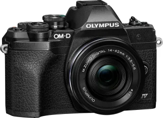 Olympus OM-D E-M10 Mark IV + 14-42mm lens zwart