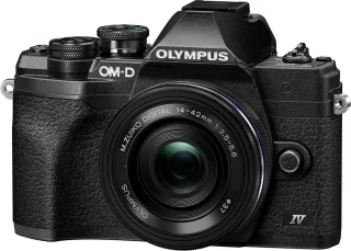 Olympus OM-D E-M10 Mark IV + 14-42mm lens zwart