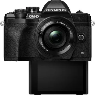 Olympus OM-D E-M10 Mark IV + 14-42mm lens zwart