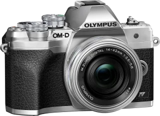 Olympus OM-D E-M10 Mark IV Systeemcamera + ED 14-42mm EZ Lens Zilver