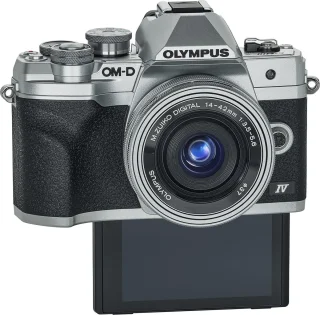 Olympus OM-D E-M10 Mark IV Systeemcamera + ED 14-42mm EZ Lens Zilver