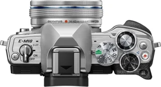 Olympus OM-D E-M10 Mark IV Systeemcamera + ED 14-42mm EZ Lens Zilver
