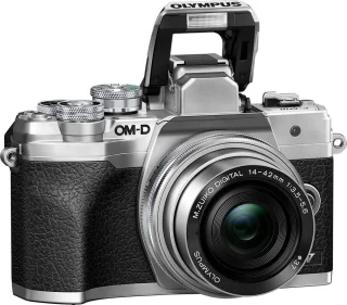Olympus OM-D E-M10 Mark IV Systeemcamera + ED 14-42mm EZ Lens Zilver