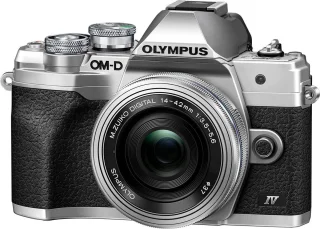 Olympus OM-D E-M10 Mark IV Systeemcamera + ED 14-42mm EZ Lens Zilver
