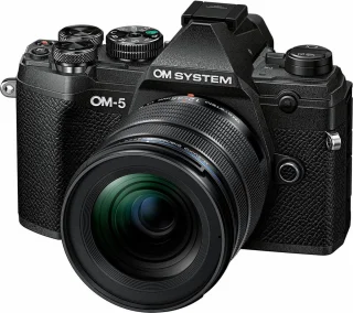 OM SYSTEM OM-5 Systeemcamera + 12-45mm Lens Zwart