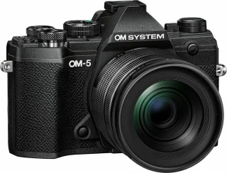 OM SYSTEM OM-5 Systeemcamera + 12-45mm Lens Zwart