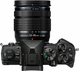 OM SYSTEM OM-5 Systeemcamera + 12-45mm Lens Zwart