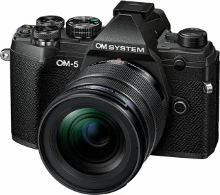 OM SYSTEM OM-5 Systeemcamera + 12-45mm Lens Zwart