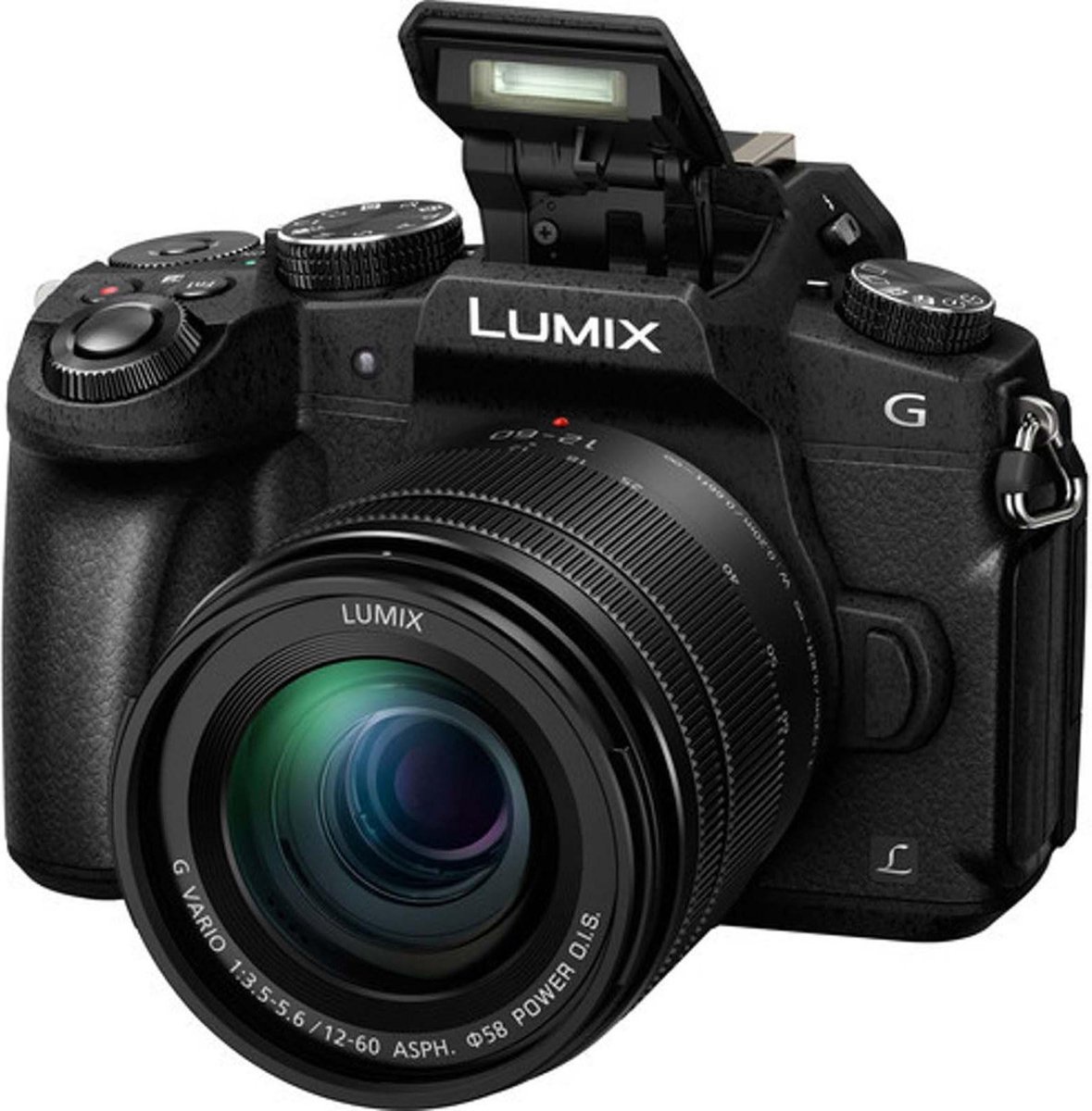 De Panasonic Lumix DMC-G80 + 12-60mm zwart in één oogopslag