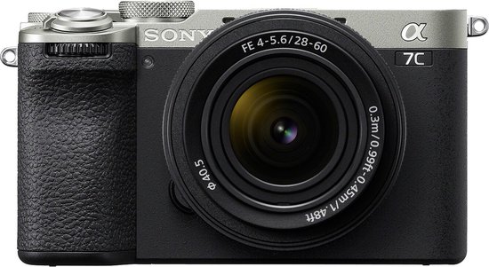 Sony A7C II systeemcamera met 28-60 mm lens zilver review