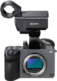 Sony FX2 XLR-handvat: professionele audio direct op je cinema-camera