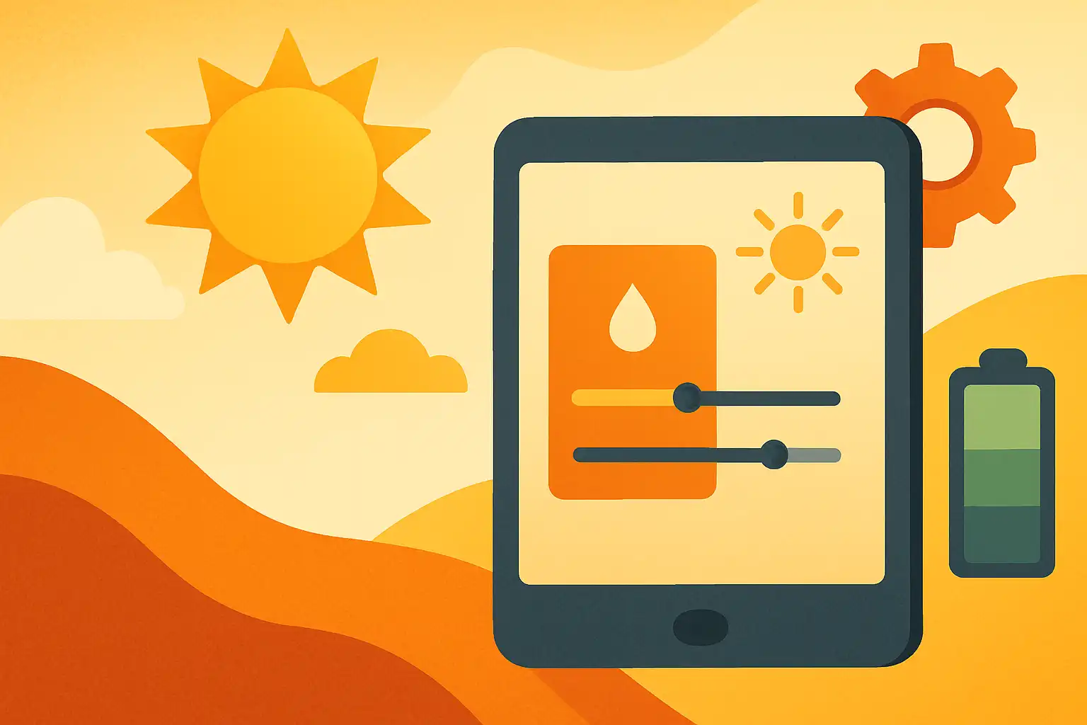 Maak je tablet zonproof: scherminstellingen, hittepreventie en batterijtrucs voor buitengebruik