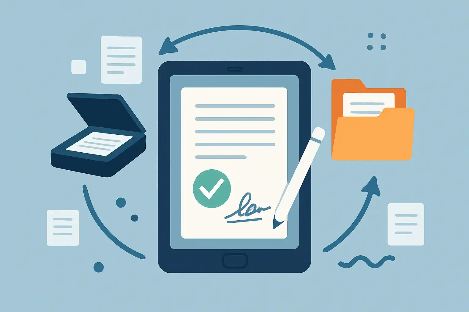 Paperless life: ultieme workflow om documenten te scannen, archiveren en ondertekenen op je tablet
