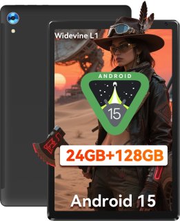 De Hotlight C107 - Android 15 Tablet - 10.1 inch - 24(4+20)GB RAM/128GB ROM– 5000mAh - Zwart in één oogopslag