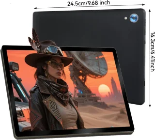 Hotlight C107 - Android 15 Tablet - 10.1 inch - 24(4+20)GB RAM/128GB ROM– 5000mAh - Zwart