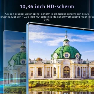2025 5G Tablet 10,36 Inch 12GB RAM 256GB ROM Zwart